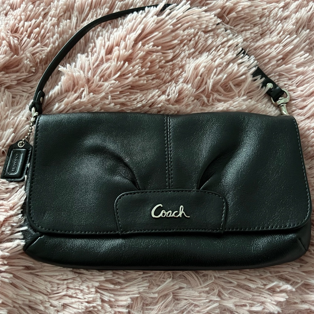 Coach leather wallet purse